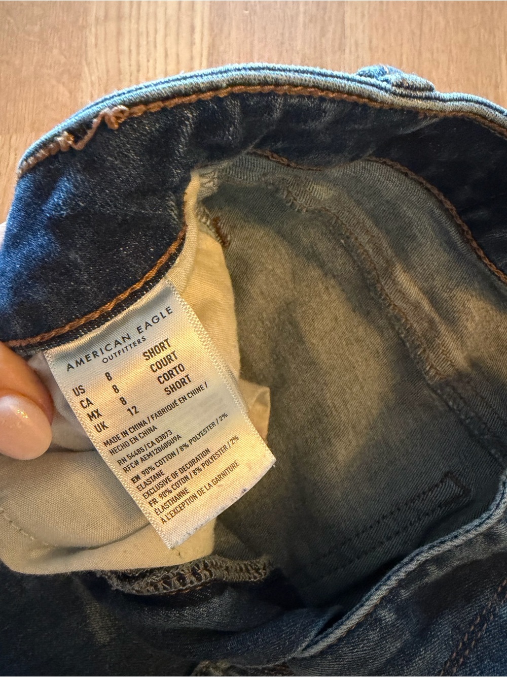 American Eagle Outfitters Slim Men's Jeans in Dark Indigo Blue